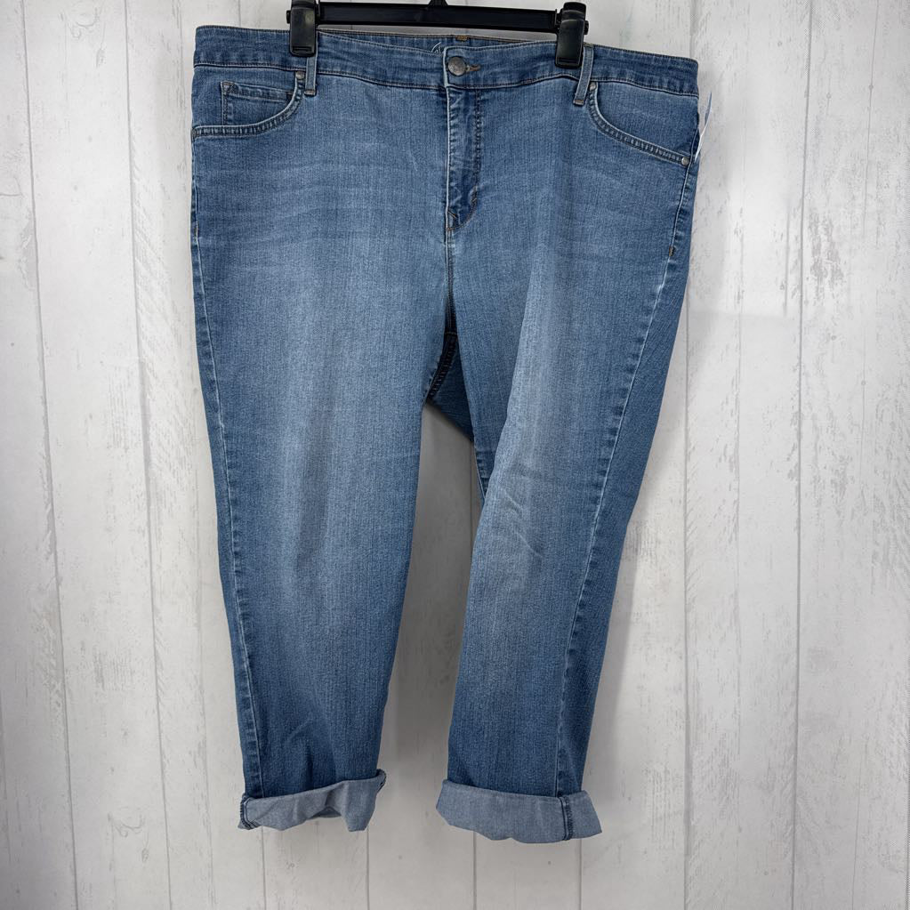 18 cuffed hem jean