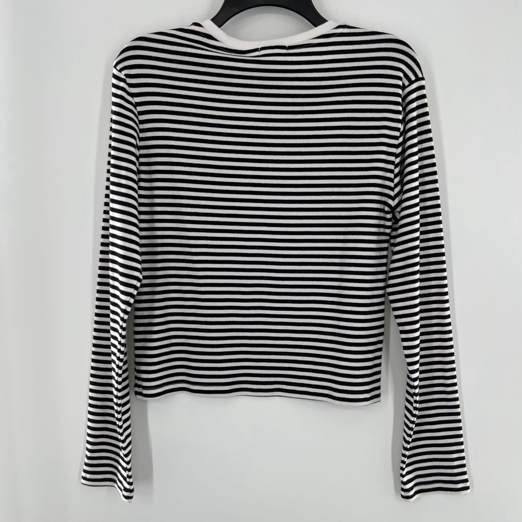 L striped l/s tee