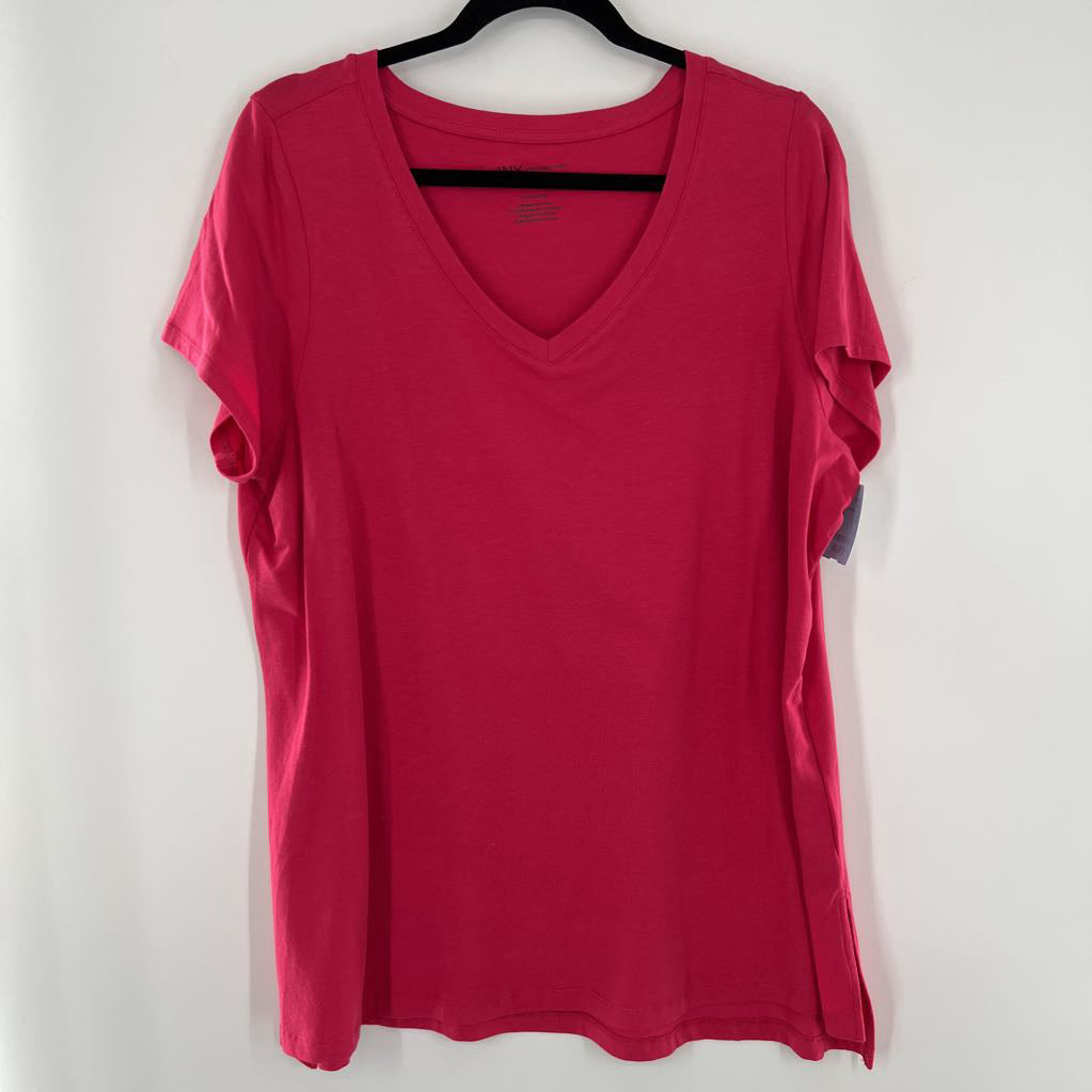 1X v-neck s/s tee