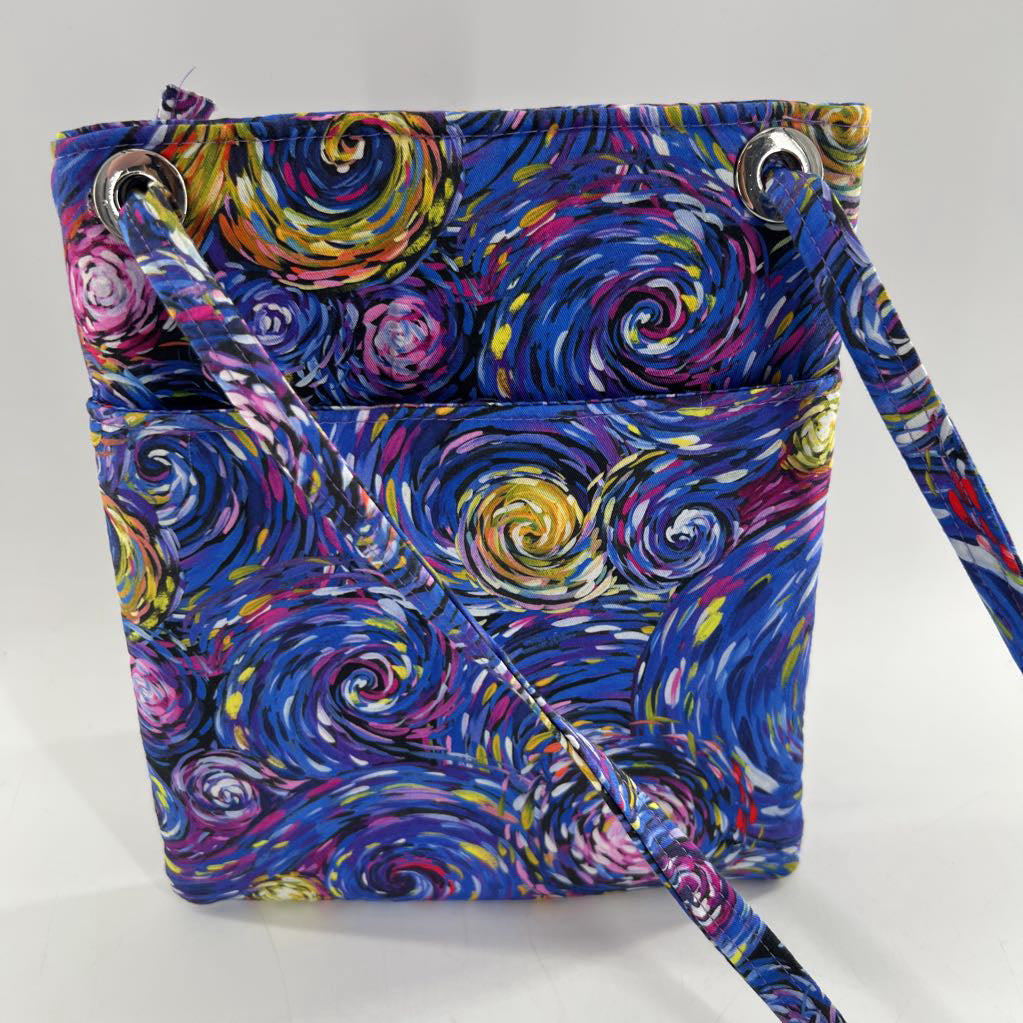 starry nights dumbo handmade crossbody
