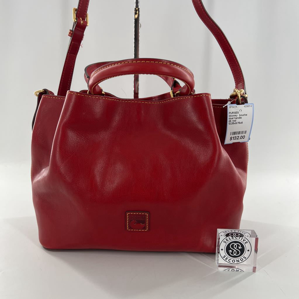 dual handle magnetic closure satchel