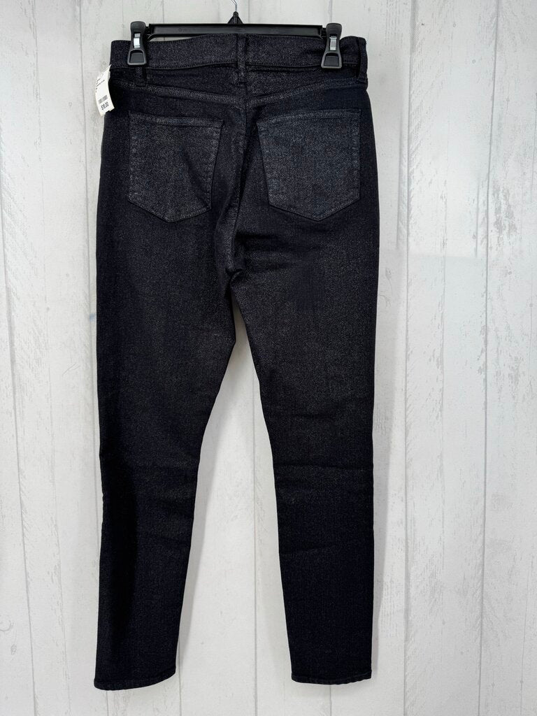 6 sparkly hi-rise skinny jean