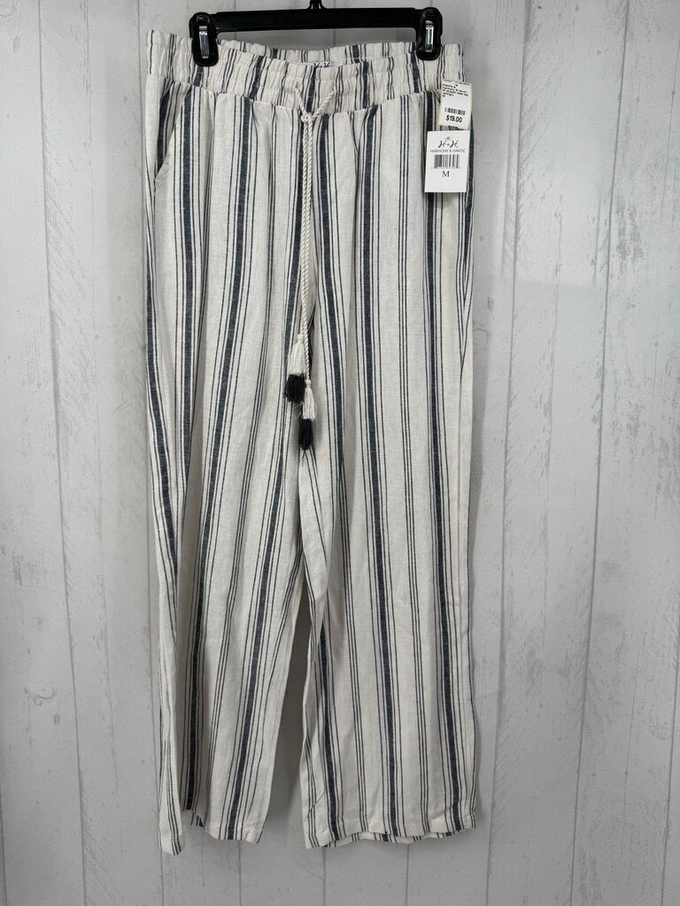 M striped wide leg pant