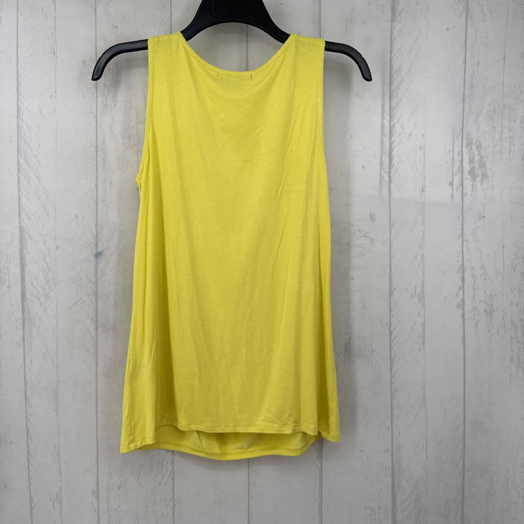 R48 S pleated scoop neck tank