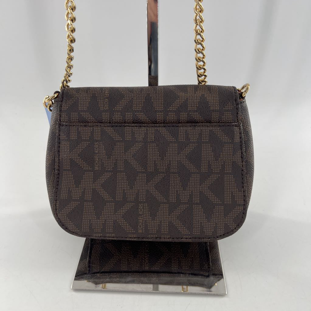 monogram flap chain strap crossbody