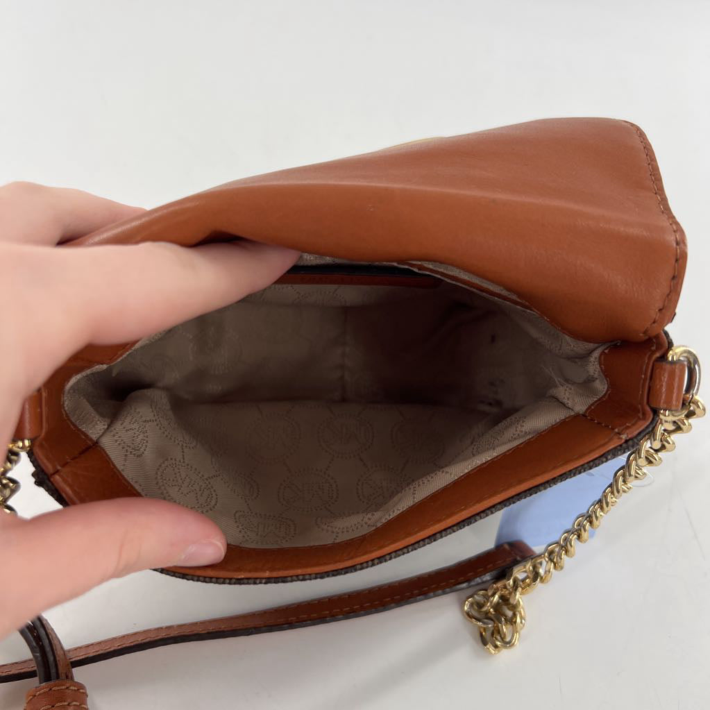 monogram flap chain strap crossbody