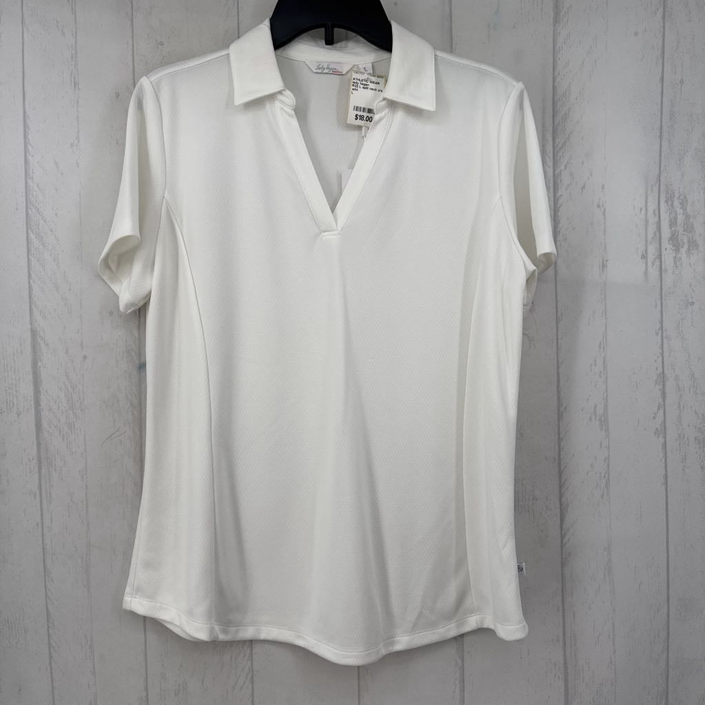 R32 L split neck s/s tee