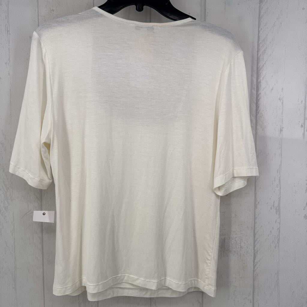 L scoop neck s/s top