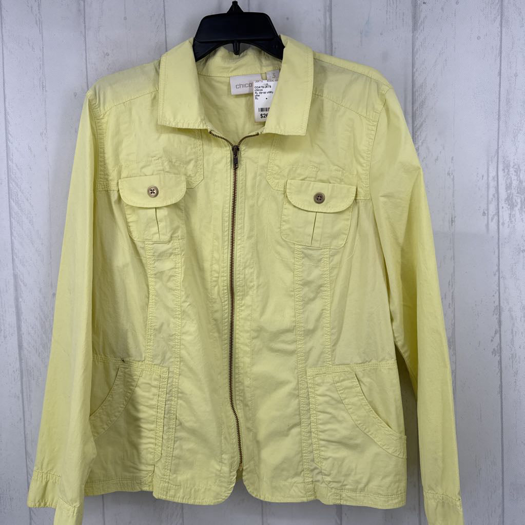 XL zip-up utility jacket