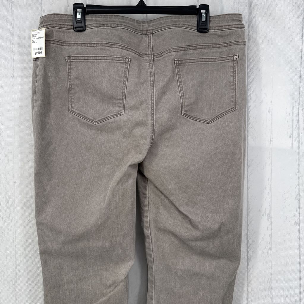 L/XL stretch pull-on jean