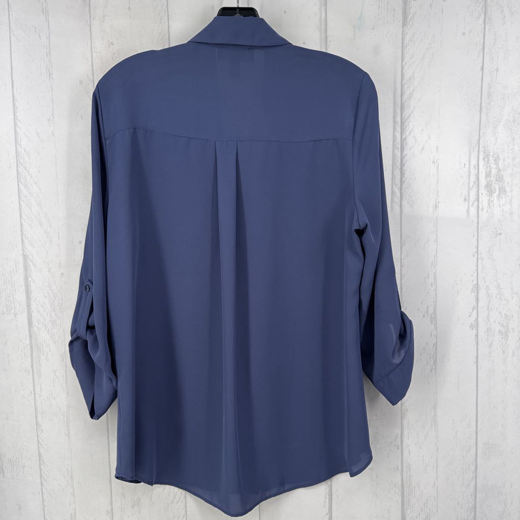L button down tab slv top