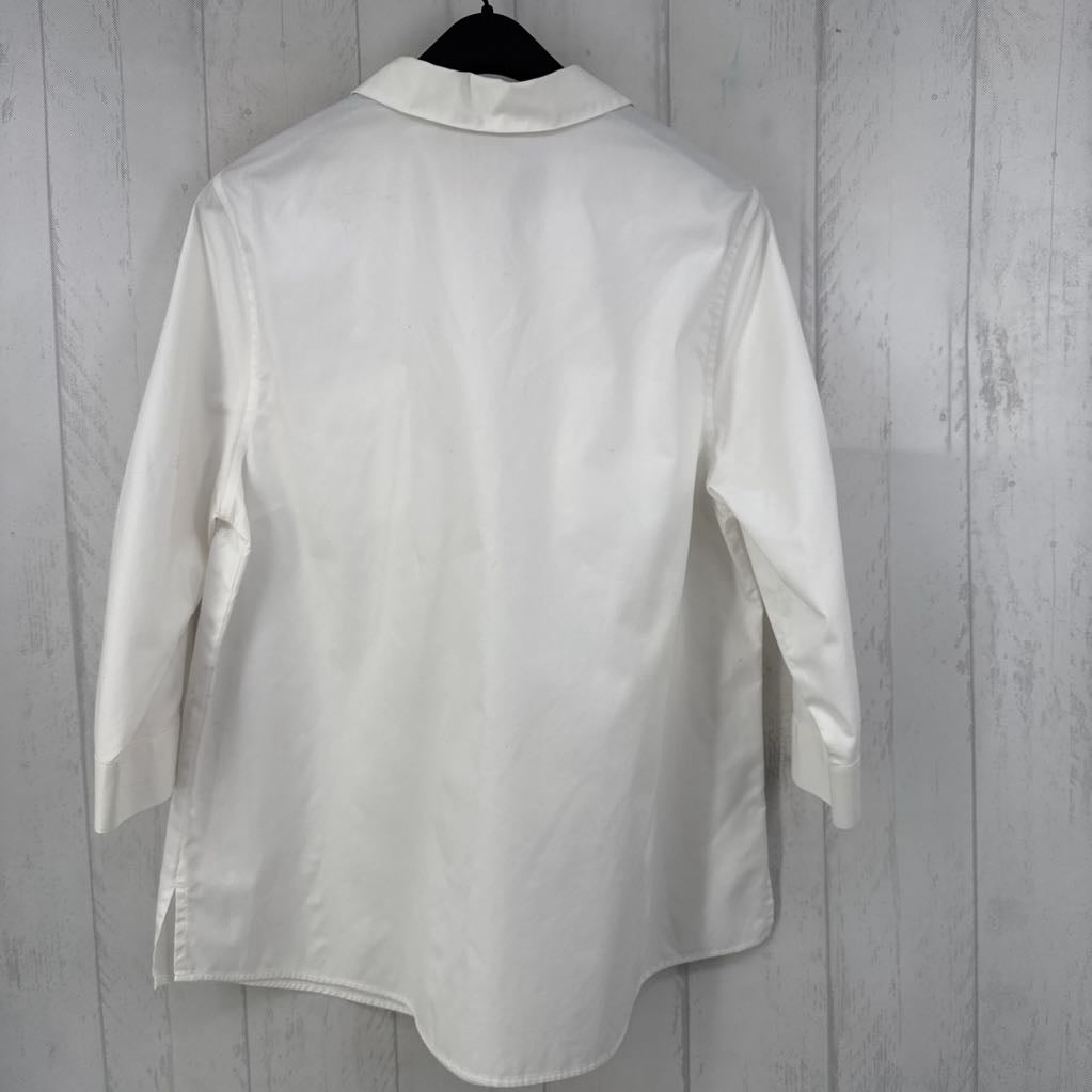 L v-neck 3/4 slv pullover