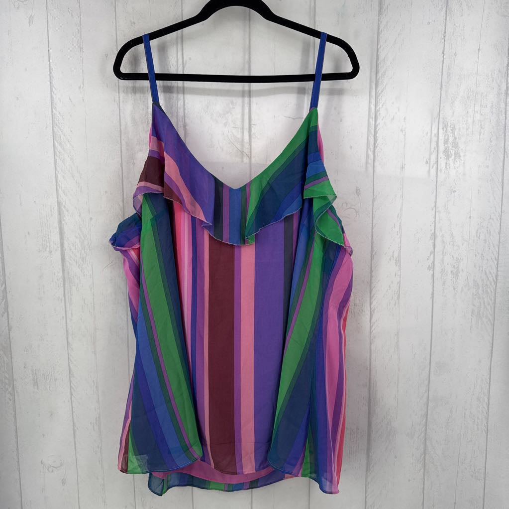 XXL striped flowy tank