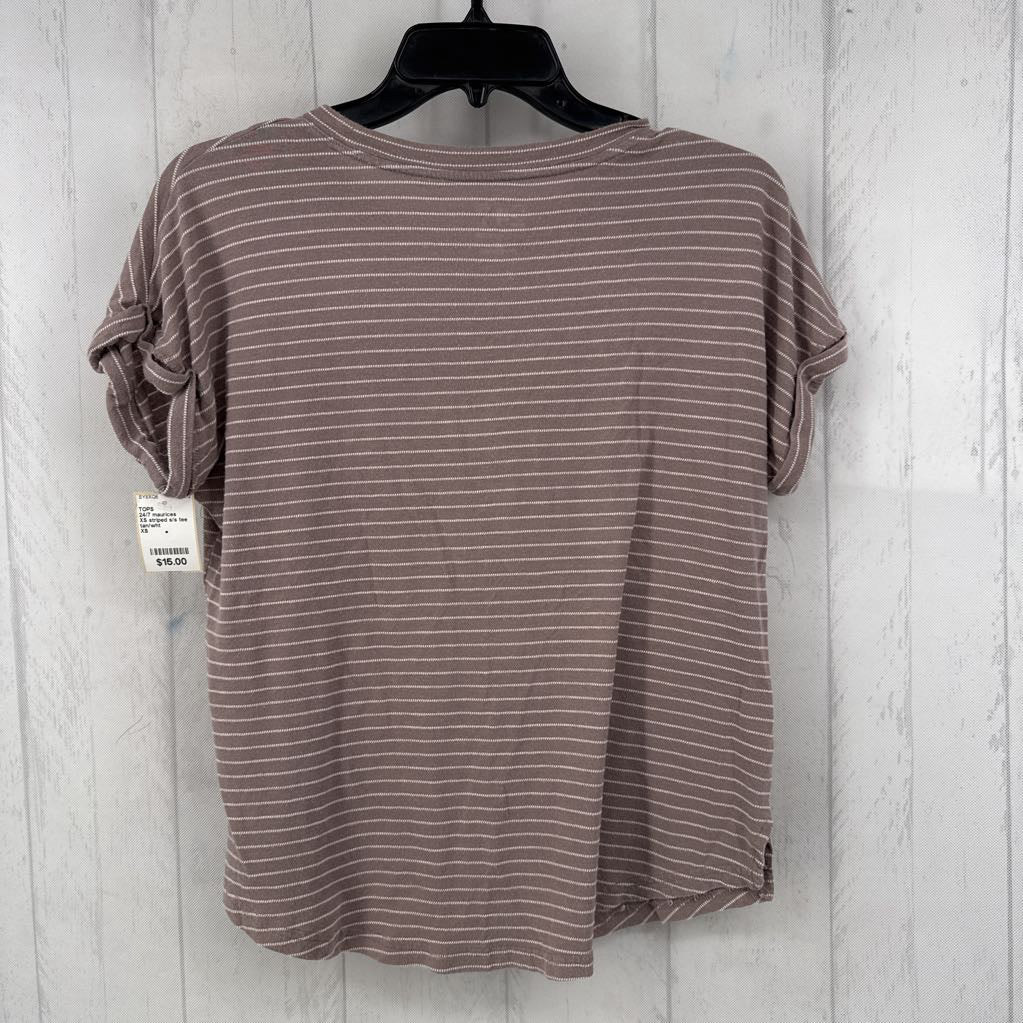 XS striped s/s tee