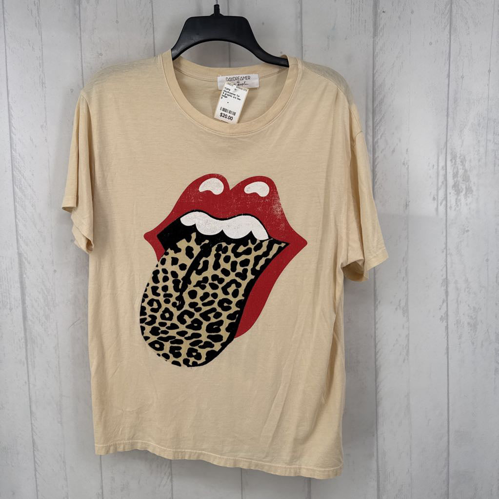 S graphic s/s tee-animal print
