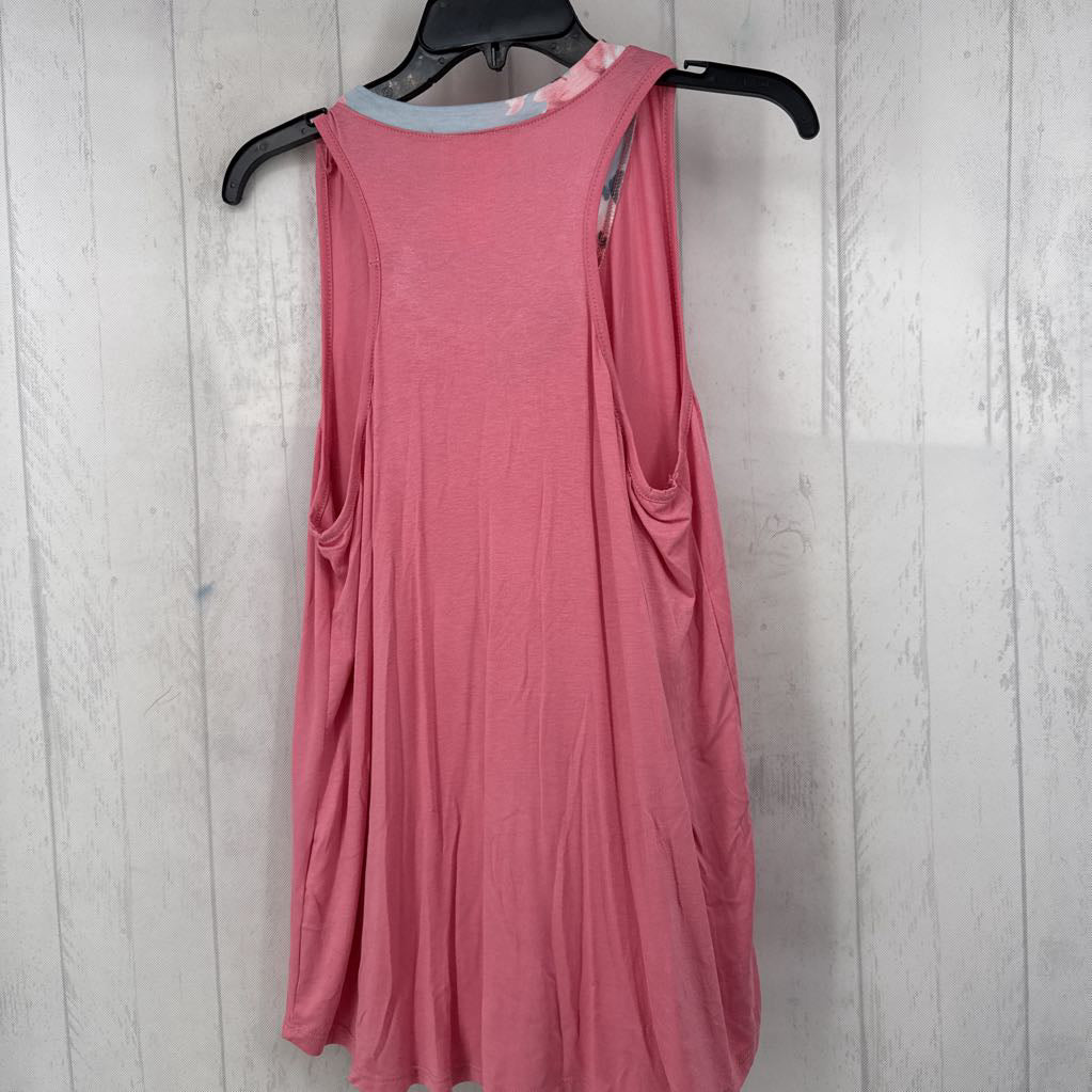 L flo trim v-neck flowy tank