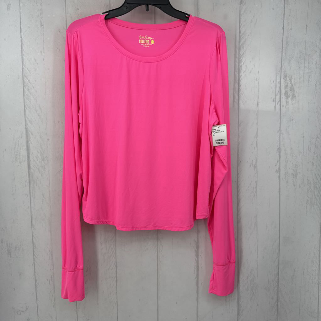 XL round neck l/s tee