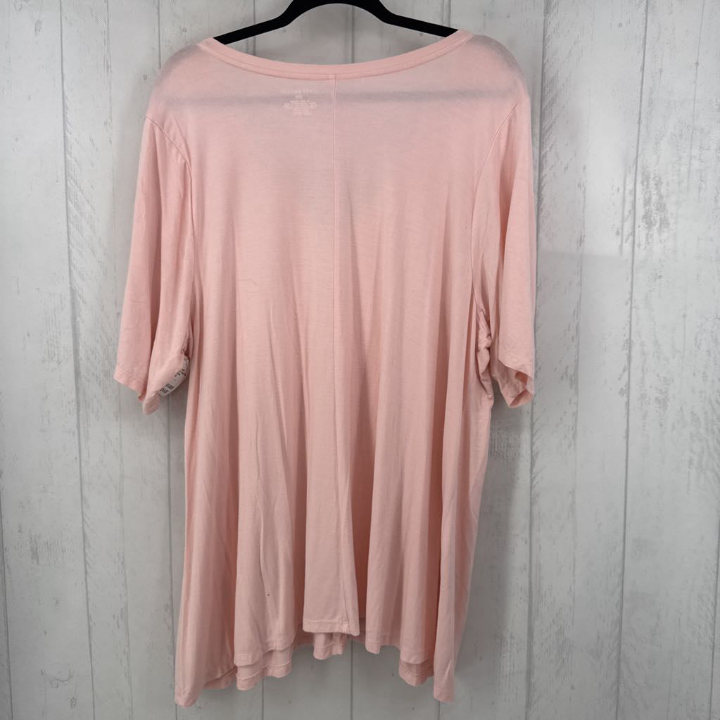 Rayon V-Neck S/s