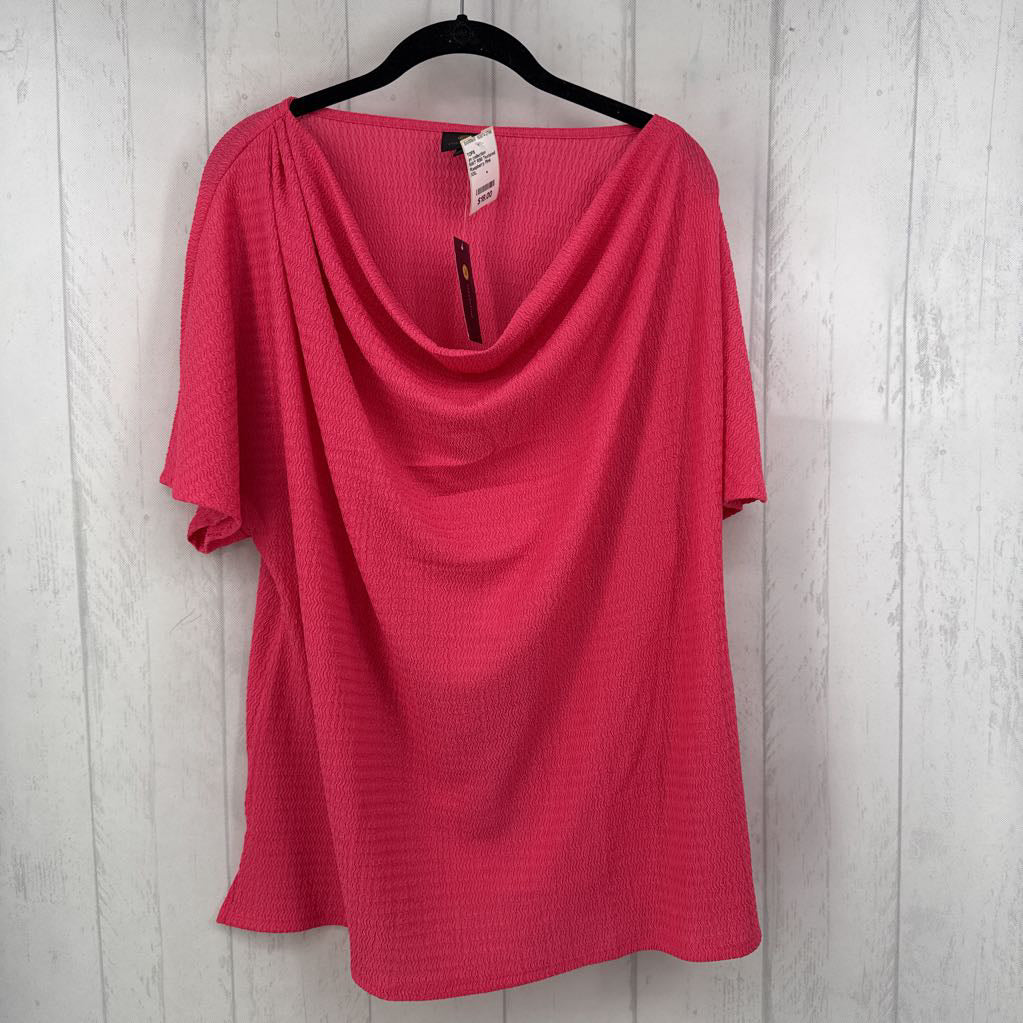 NWT R50 Textured Cowlneck Top