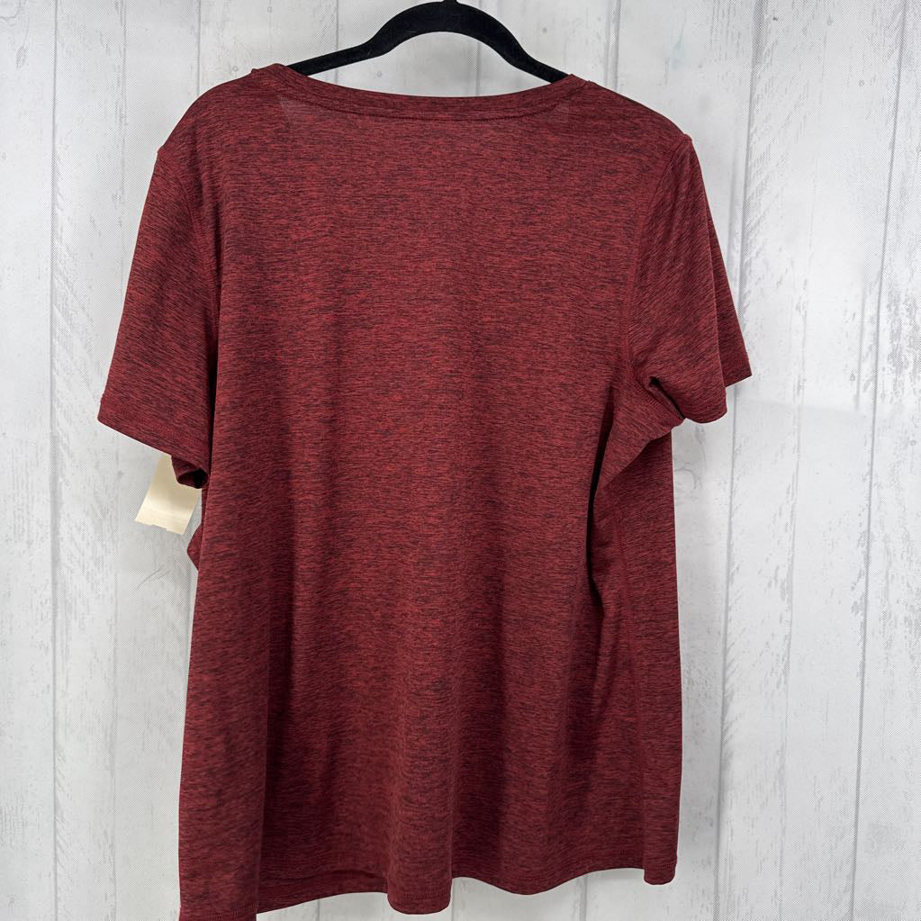 Heathered Performance V-Neck Tee