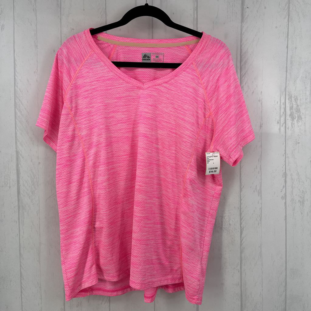 Heathered Performance V-Neck Tee