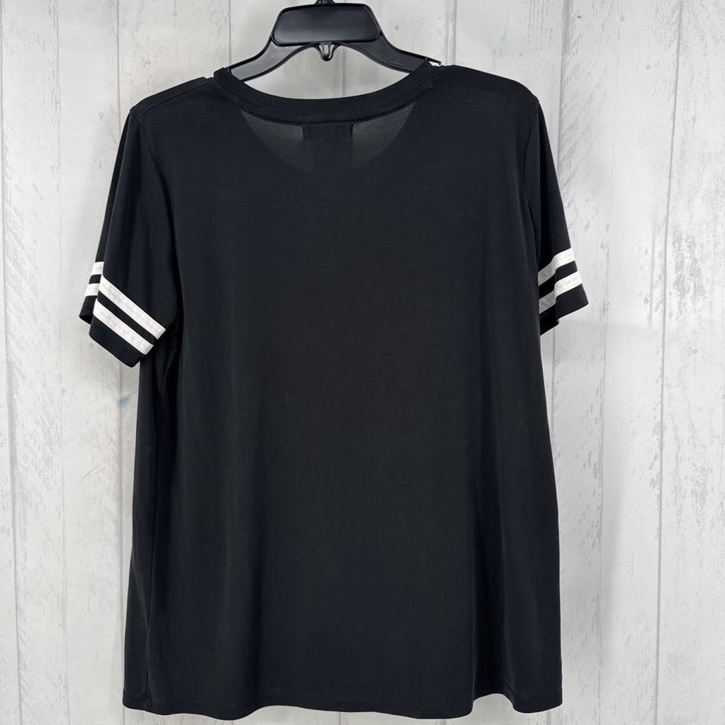 S/s Crewneck Football Tee