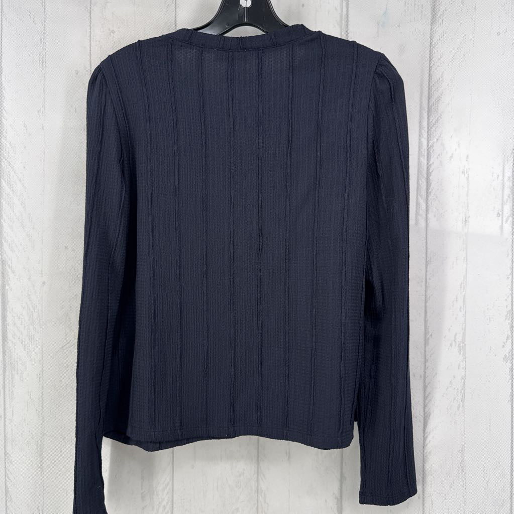 Ribbed l/s w/ Shirring sleeves