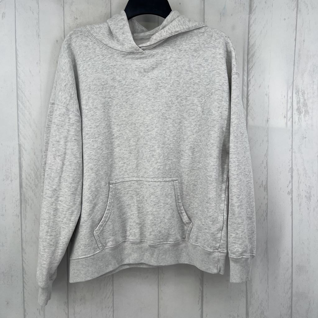 Marbled Grey Hoodie w/ Front Pouch