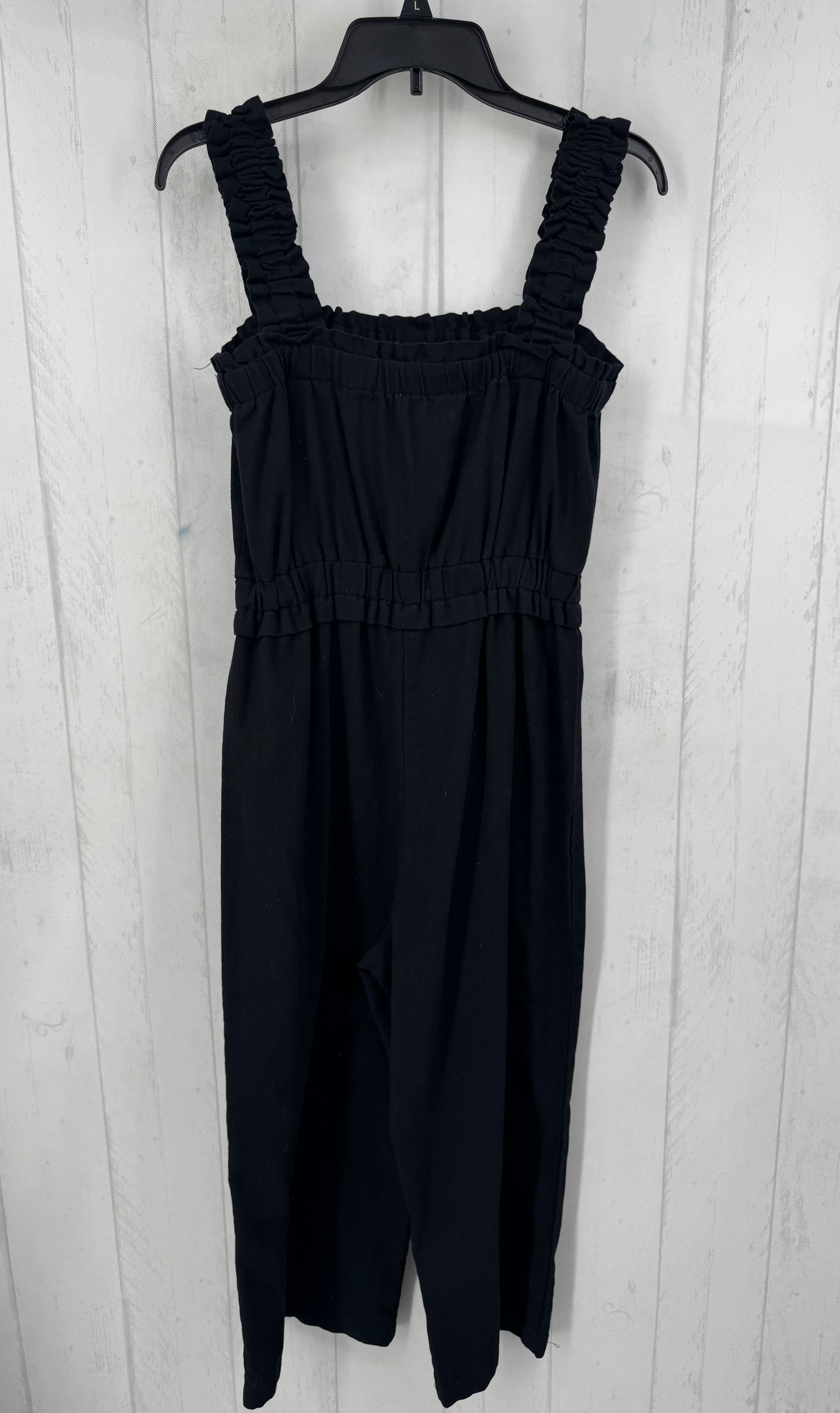 L ruched strap slvls jumpsuit