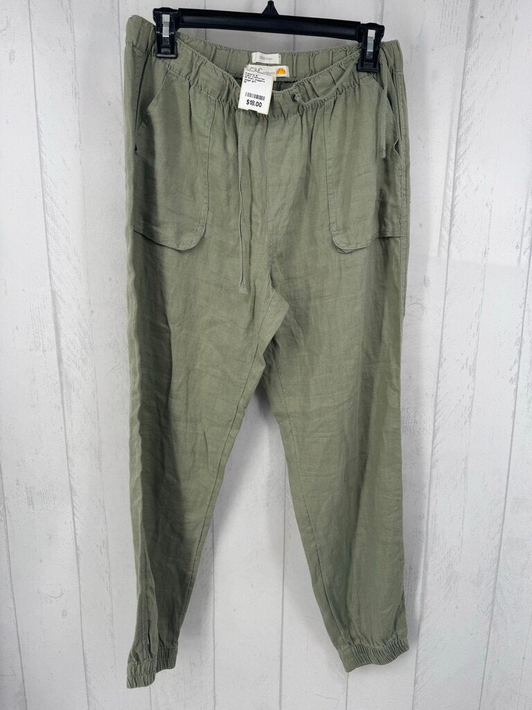 M linen joggers