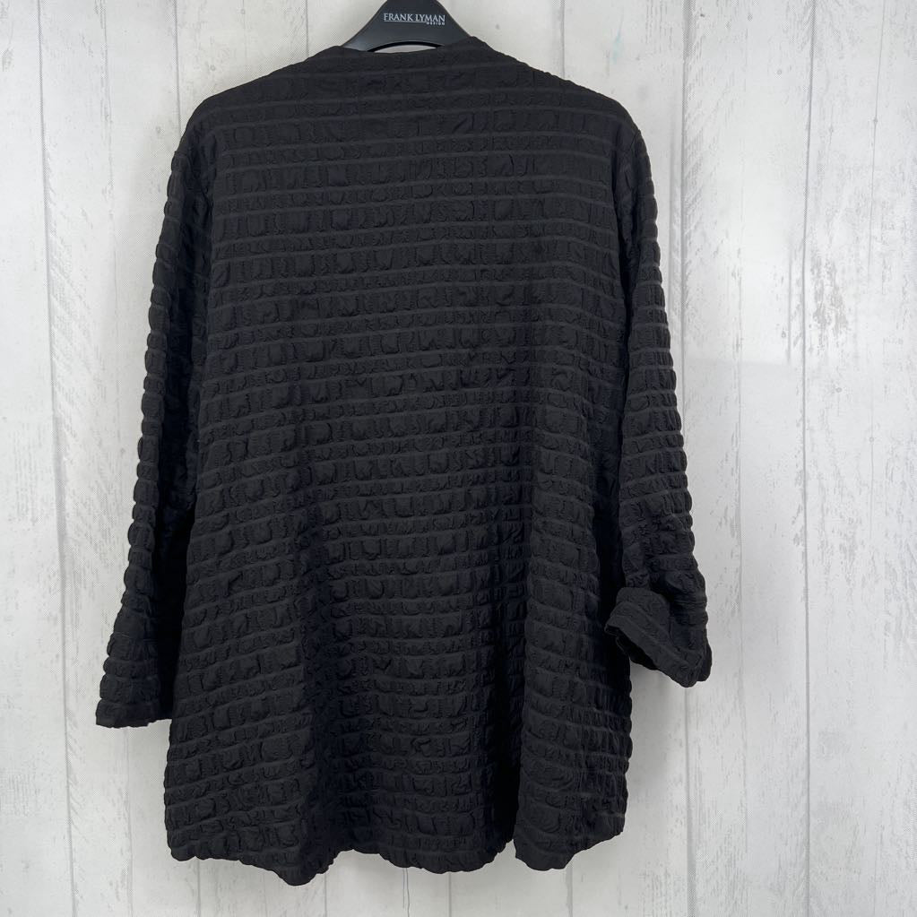 12 textured 3/4 slv blazer