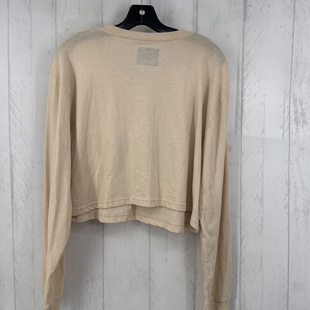 L l/s yellowstone crop top