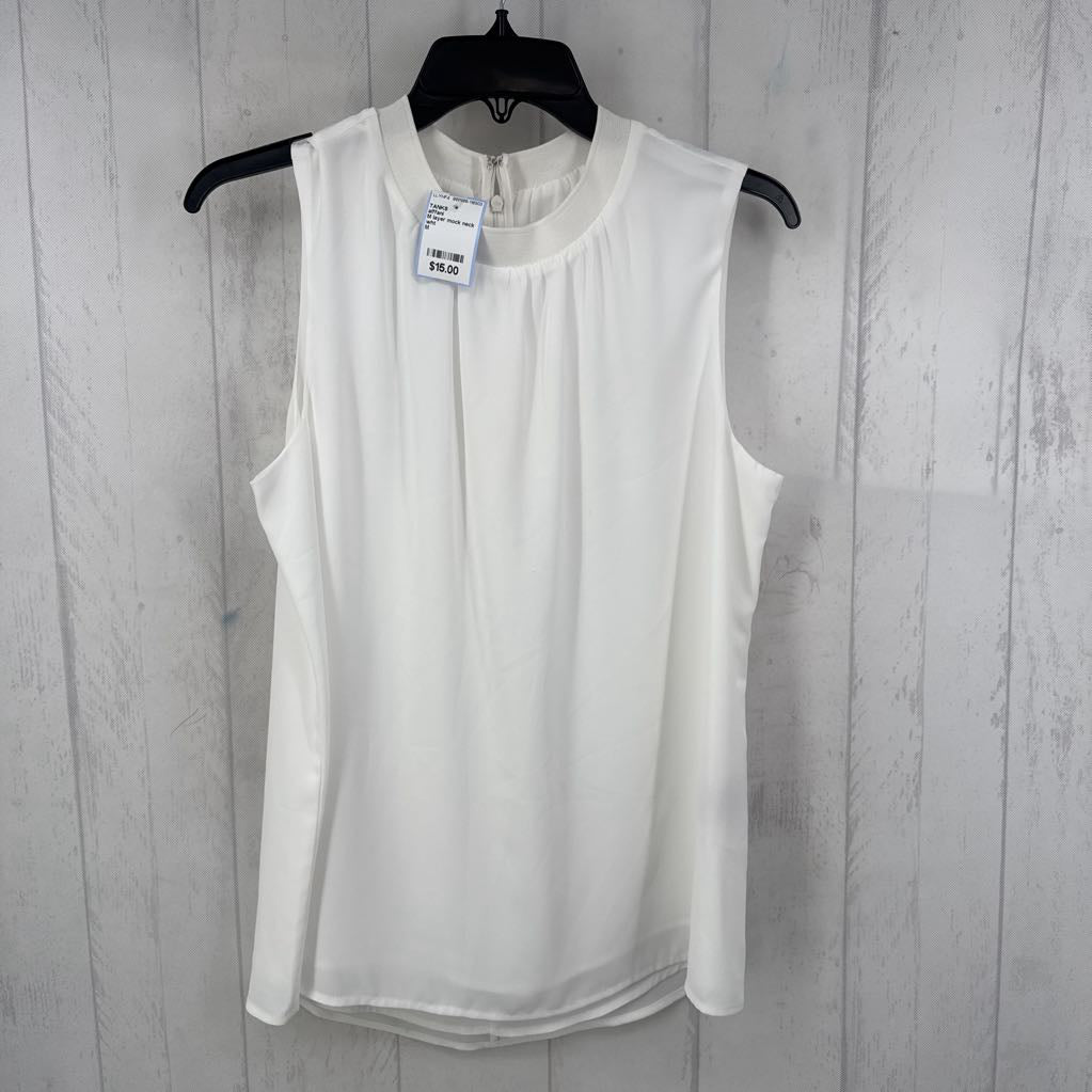 M layer mock neck tank