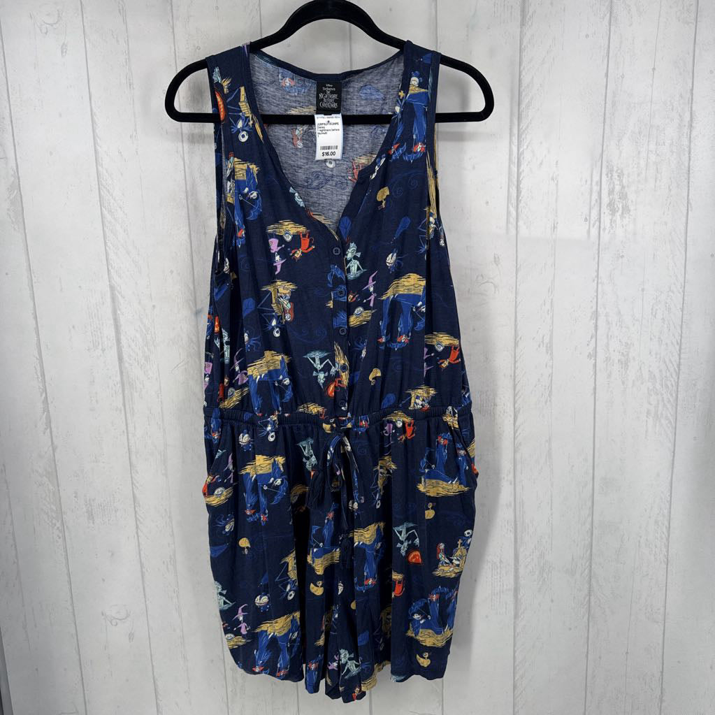 1 nightmare before christmas short romper
