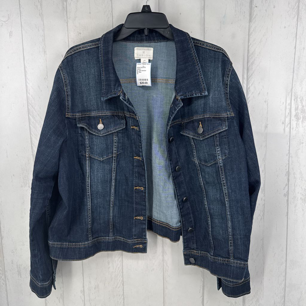 2x jean button jacket
