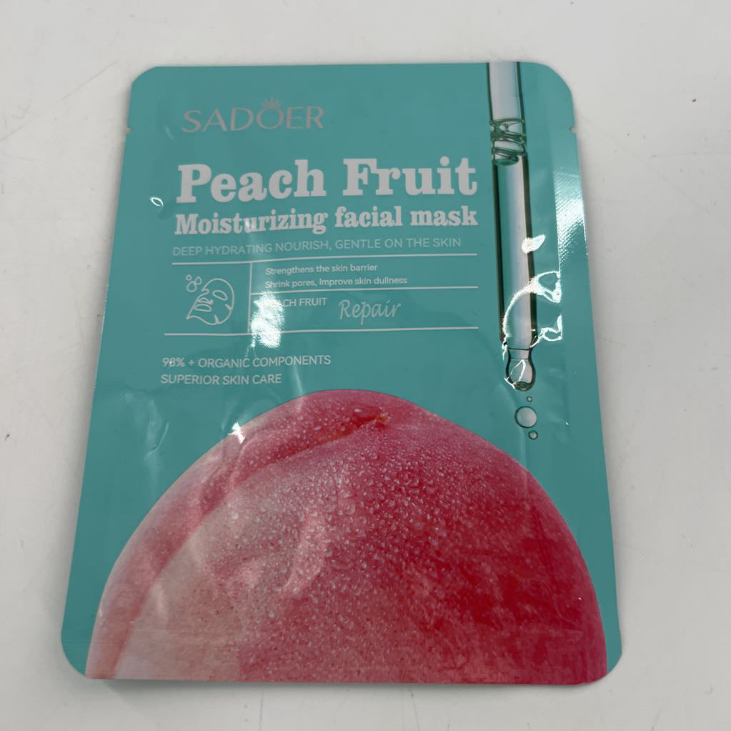 moisturizing facial mask-peach fruit