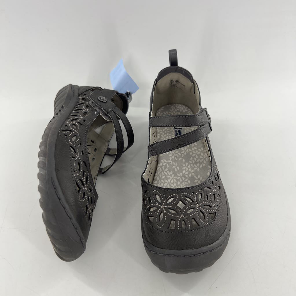 7.5 leather mary-jane sandal
