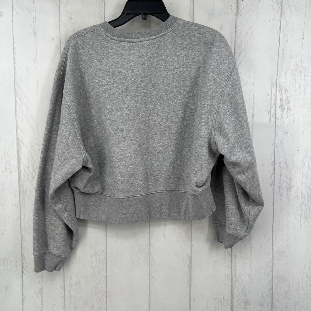 S crewneck crop sweatshirt