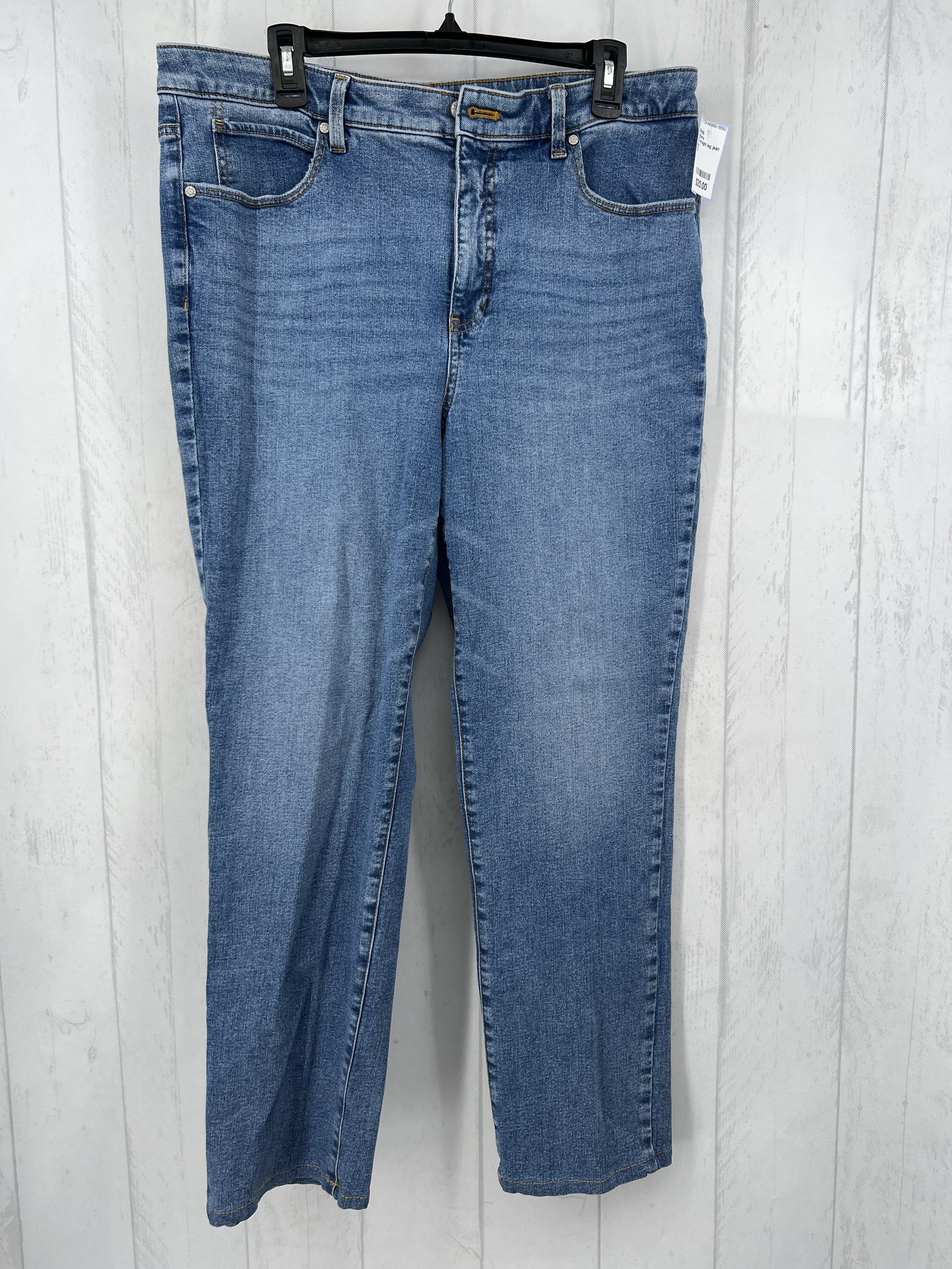 12 straight leg jean