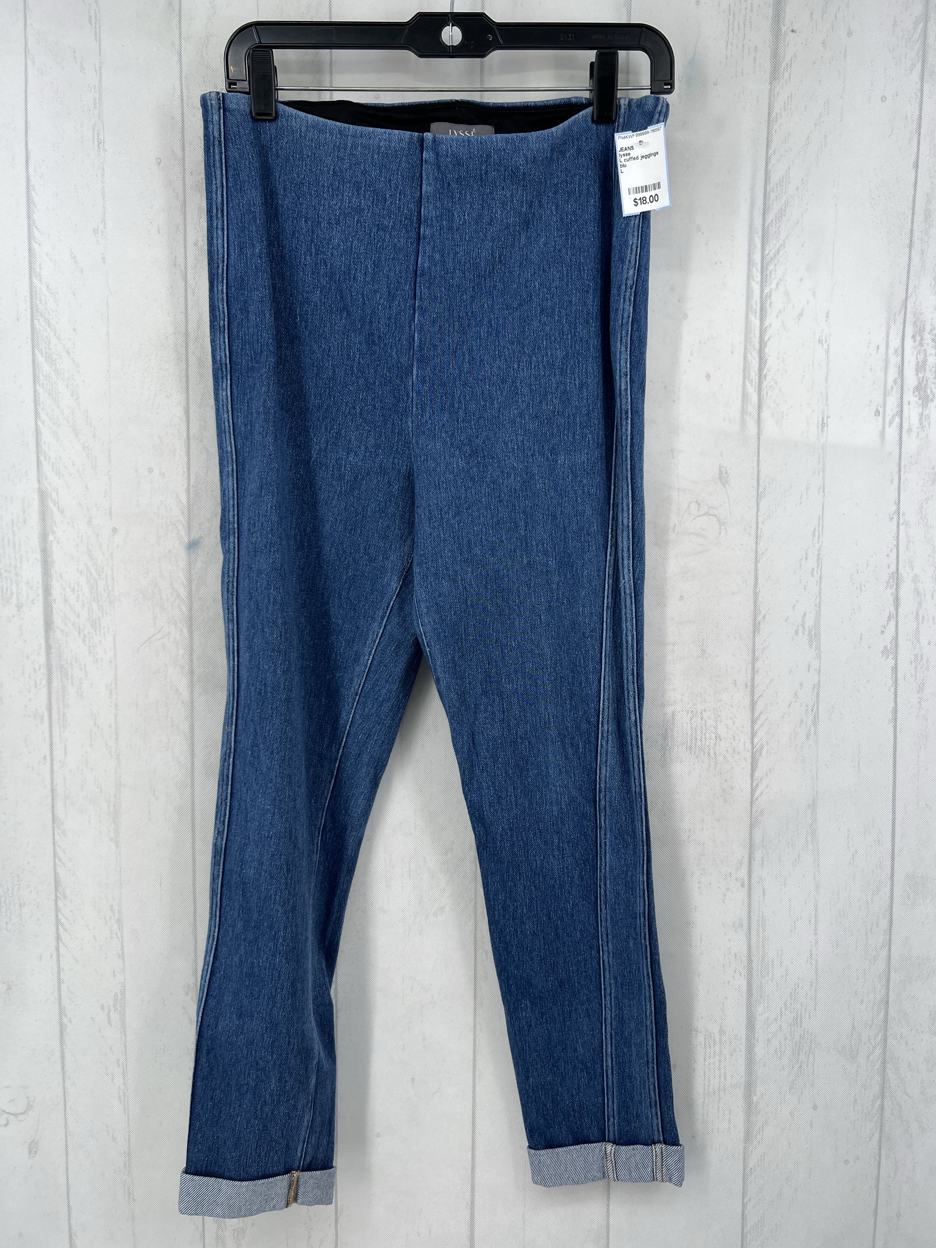 L cuffed jeggings