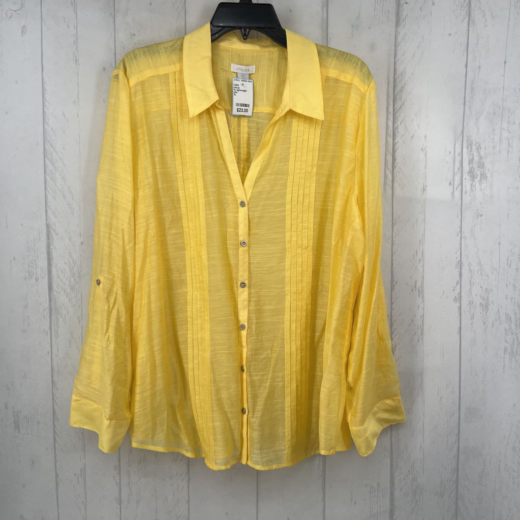 XL lightweight button down l/s top