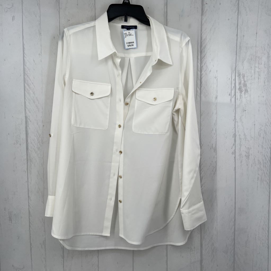 L button down l/s top