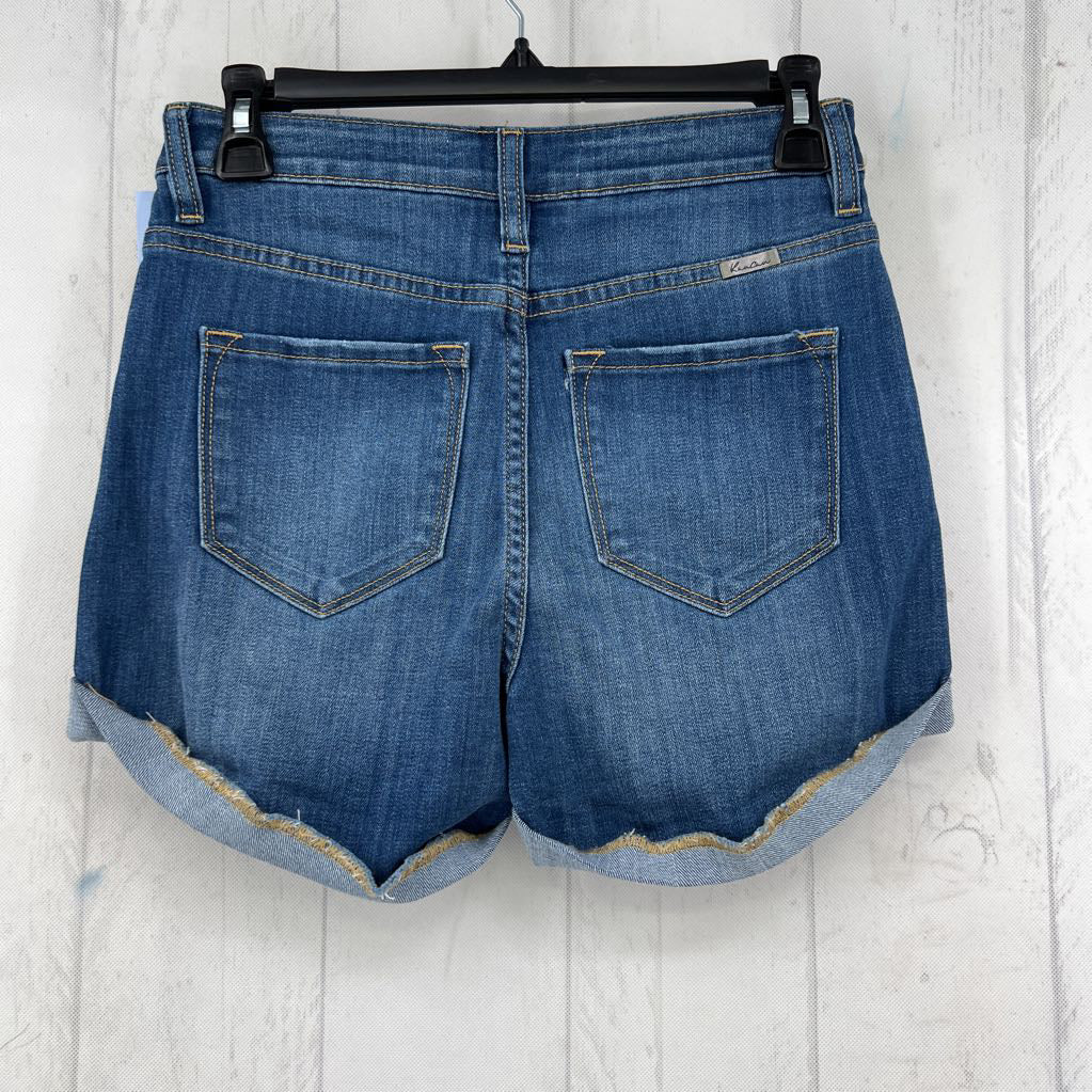 S cuffed jean shorts