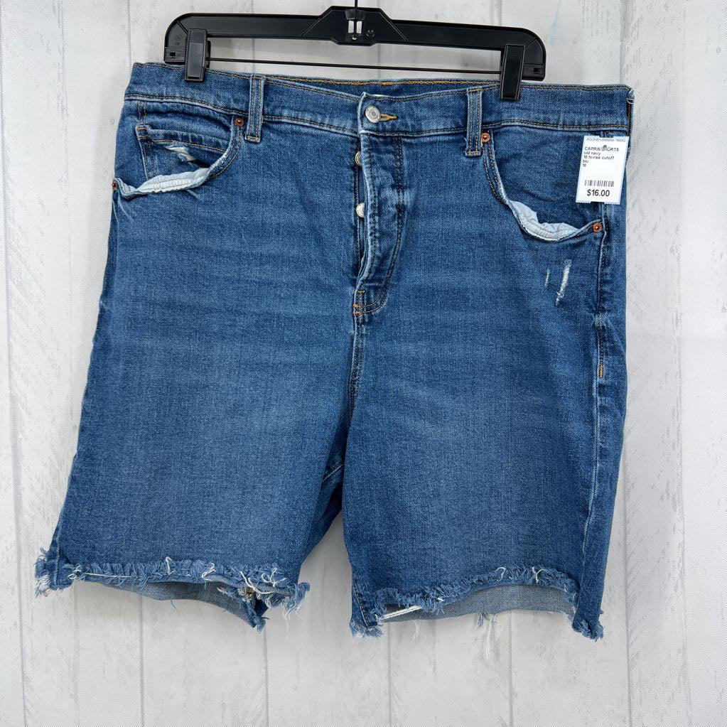18 hi-rise cutoff jean shorts