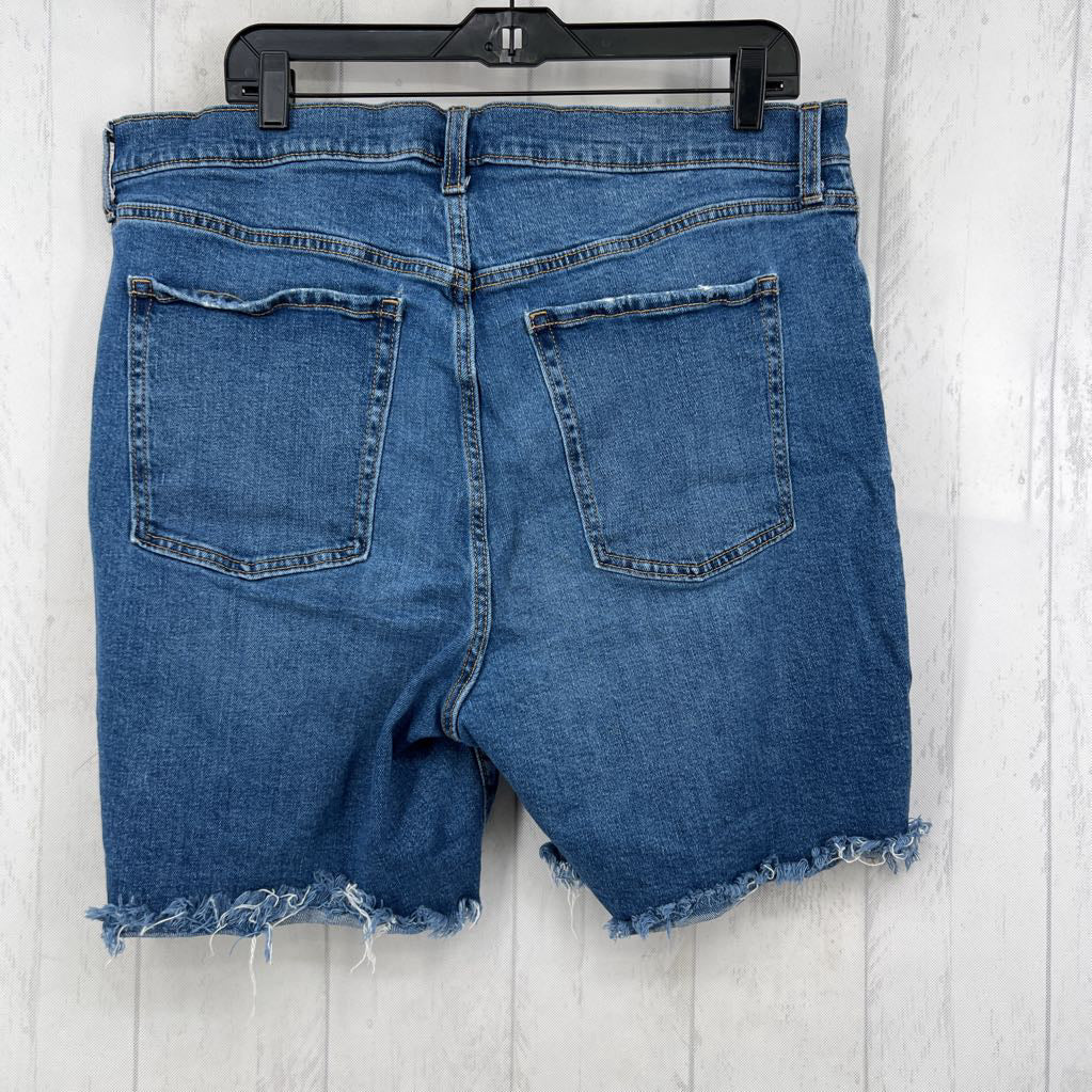 18 hi-rise cutoff jean shorts