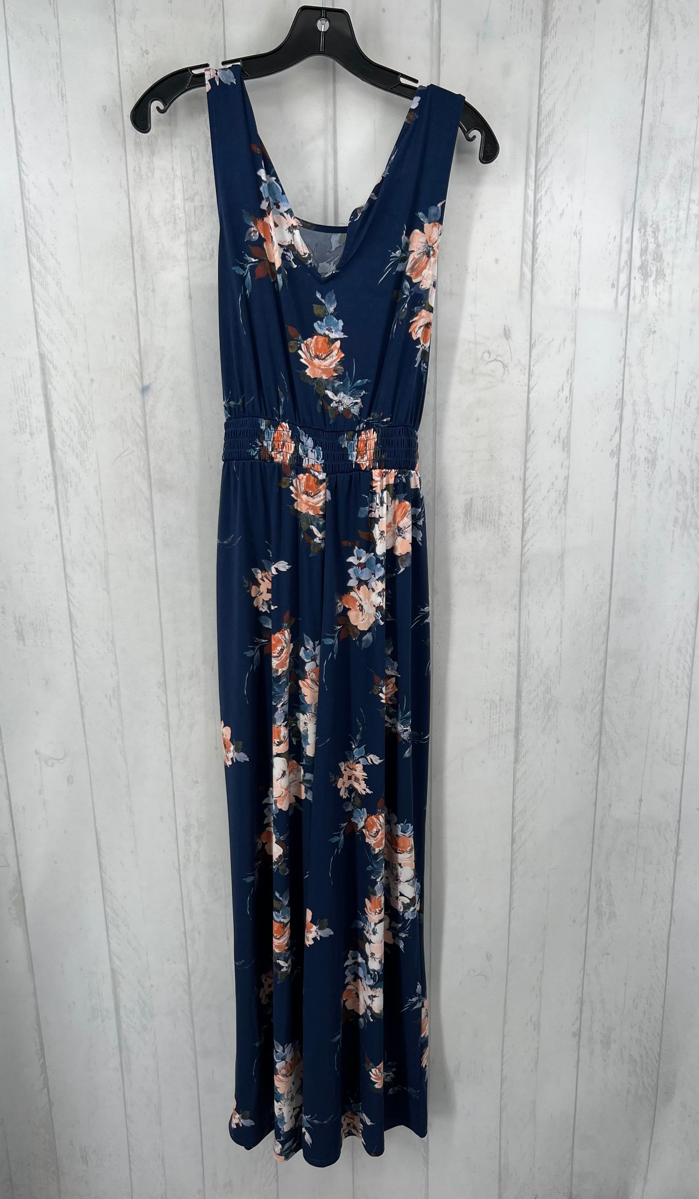 L flo print slvls jumpsuit