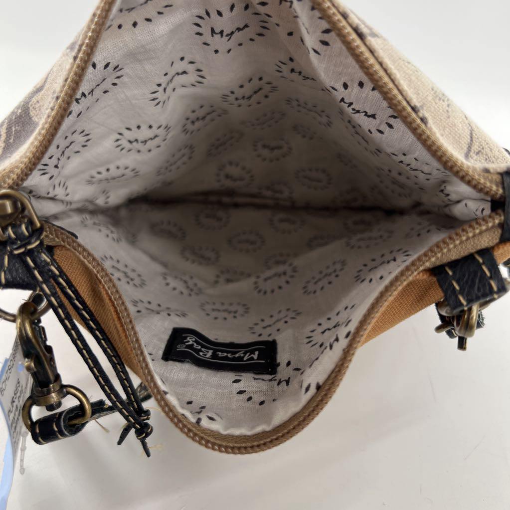 canvas crossbody w/ 1930 lettering