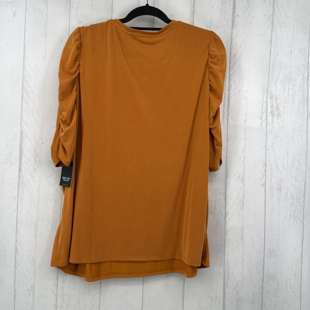 R40 2X ruched s/s tee