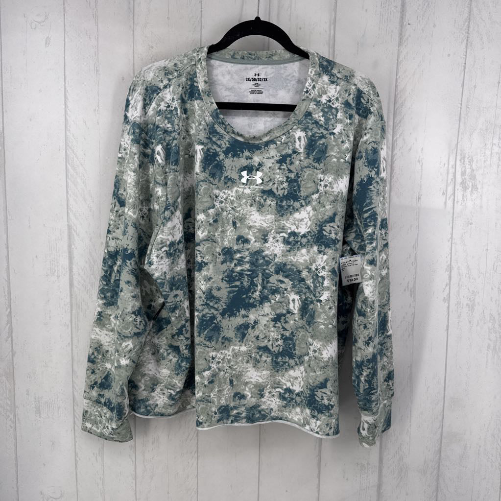 2X tie-dye l/s top
