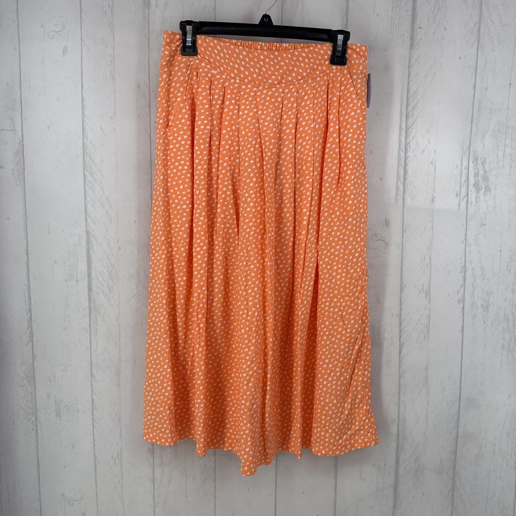 M dot print pull-on skirt
